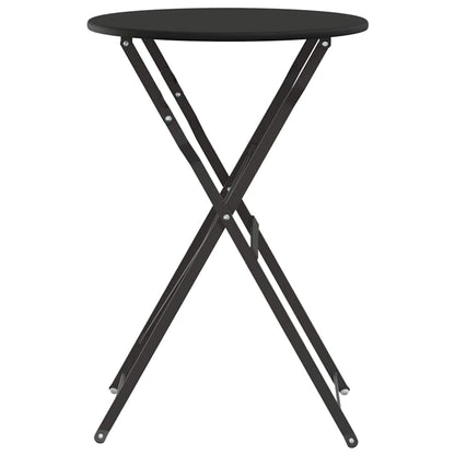 Bistrotisch Anthrazit Ø50x71 cm Pulverbeschichteter Stahl