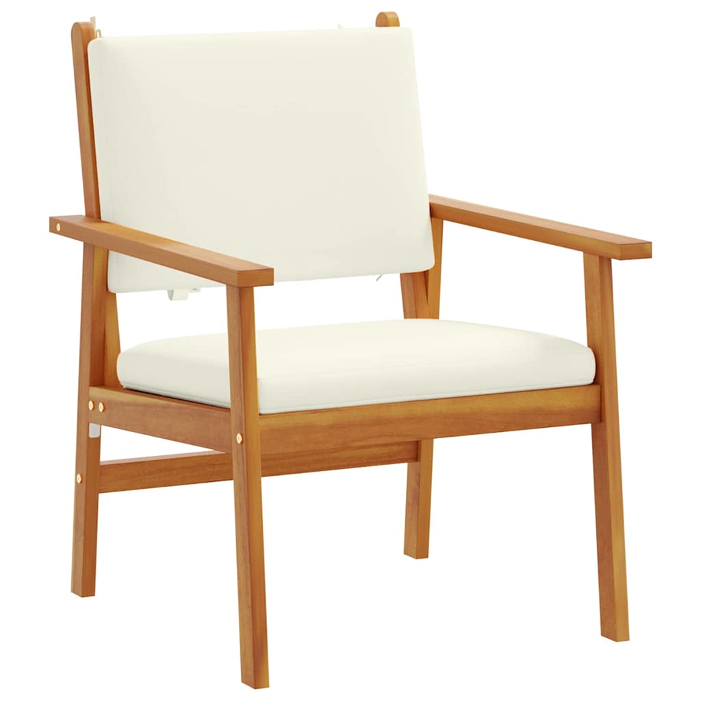 Garten-Sofa-Set 3 pcs Braun 45 x 45 x 38cm Massivholz Akazie