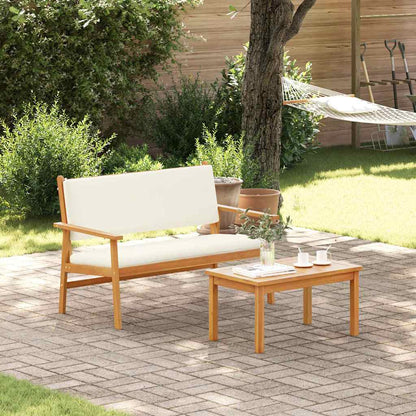 Garten-Sofa-Set 2 pcs Braun Massivholz Akazie