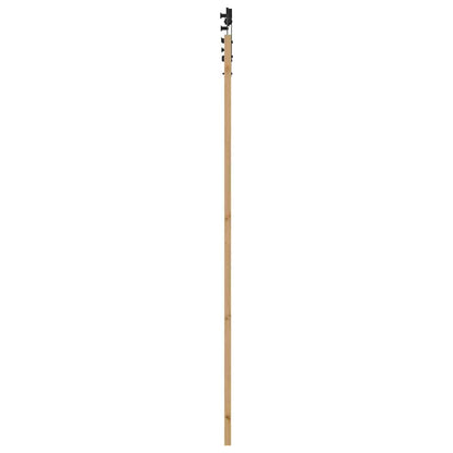Schiebetür Natur und Schwarz 83 x 232 cm