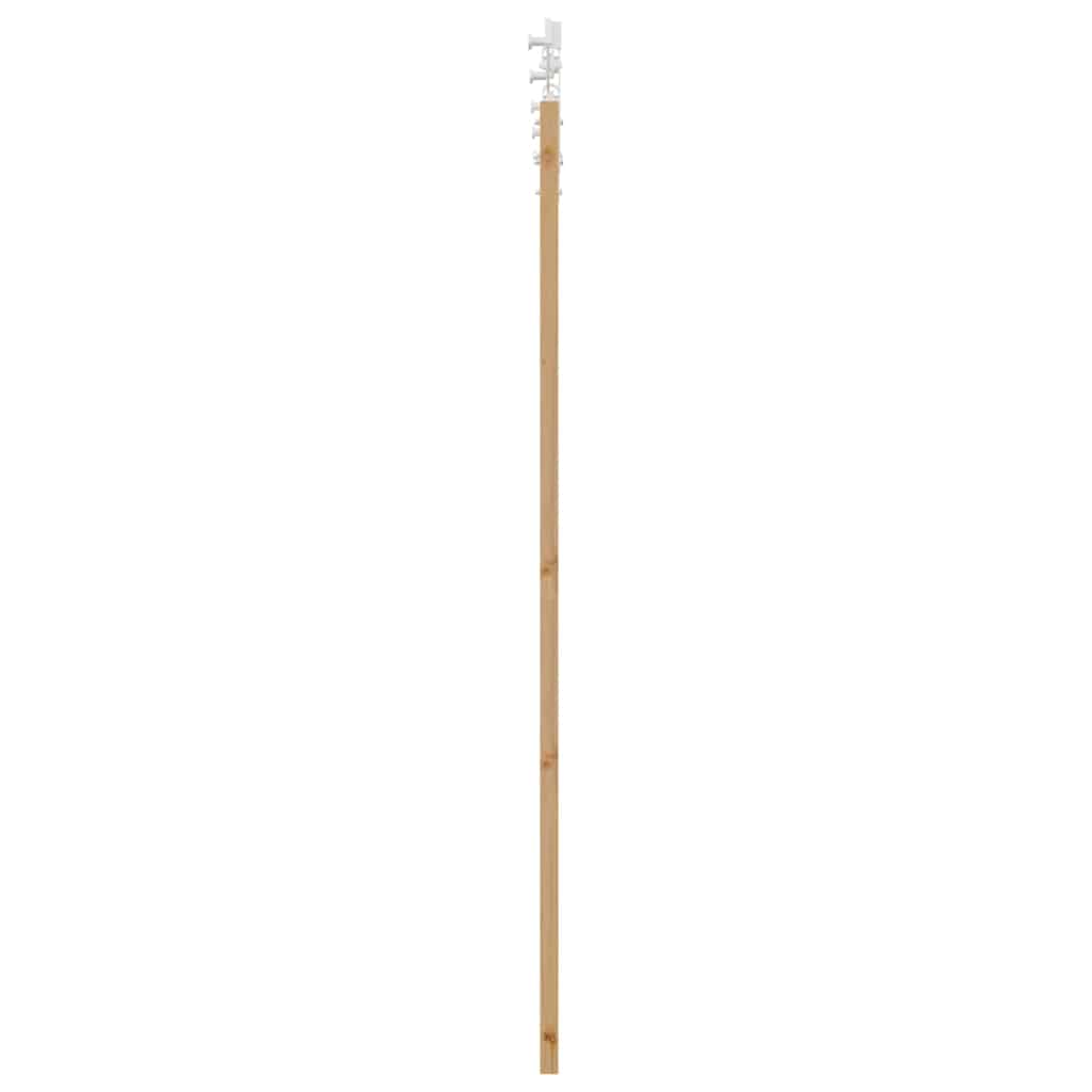 Schiebetür Manuell Natur und Weiß 61 x 198.5 cm