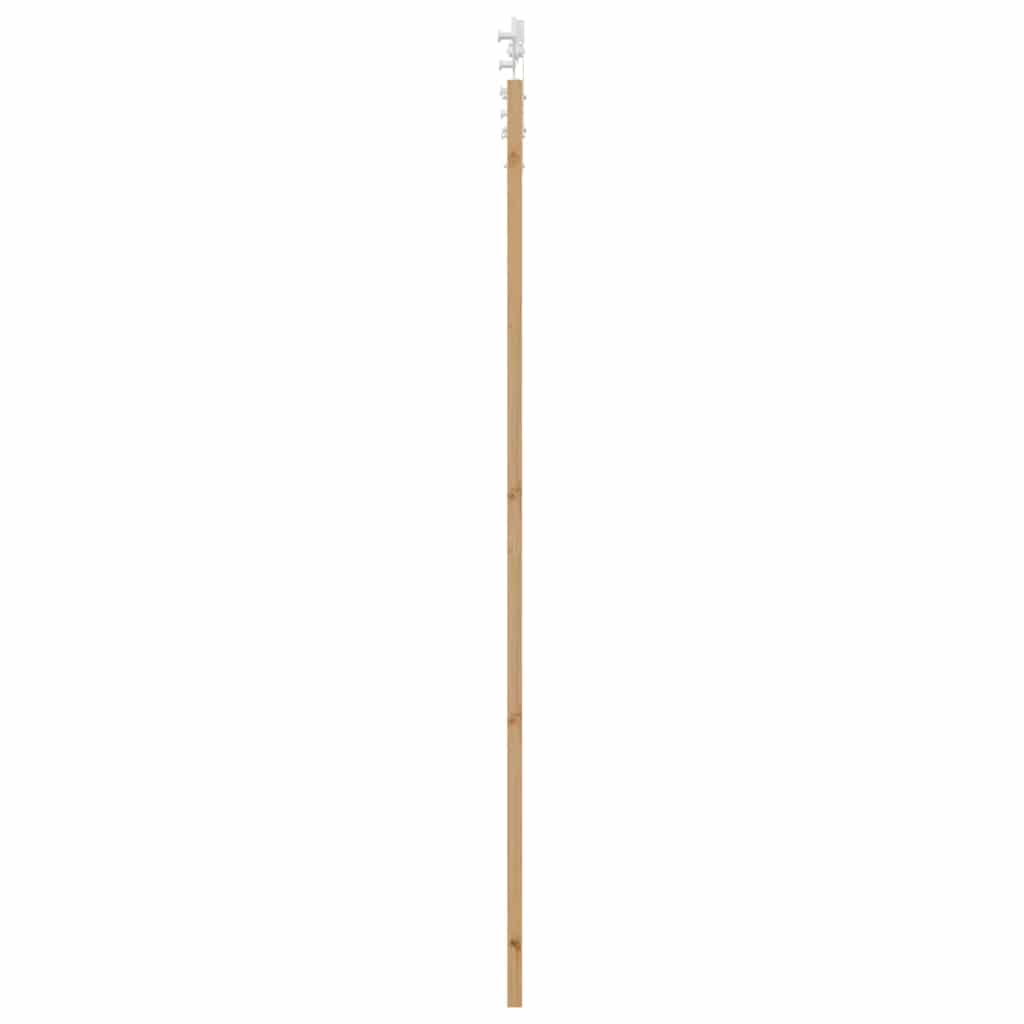 Schiebetür Manuell Natur und Weiß 83 x 232 cm