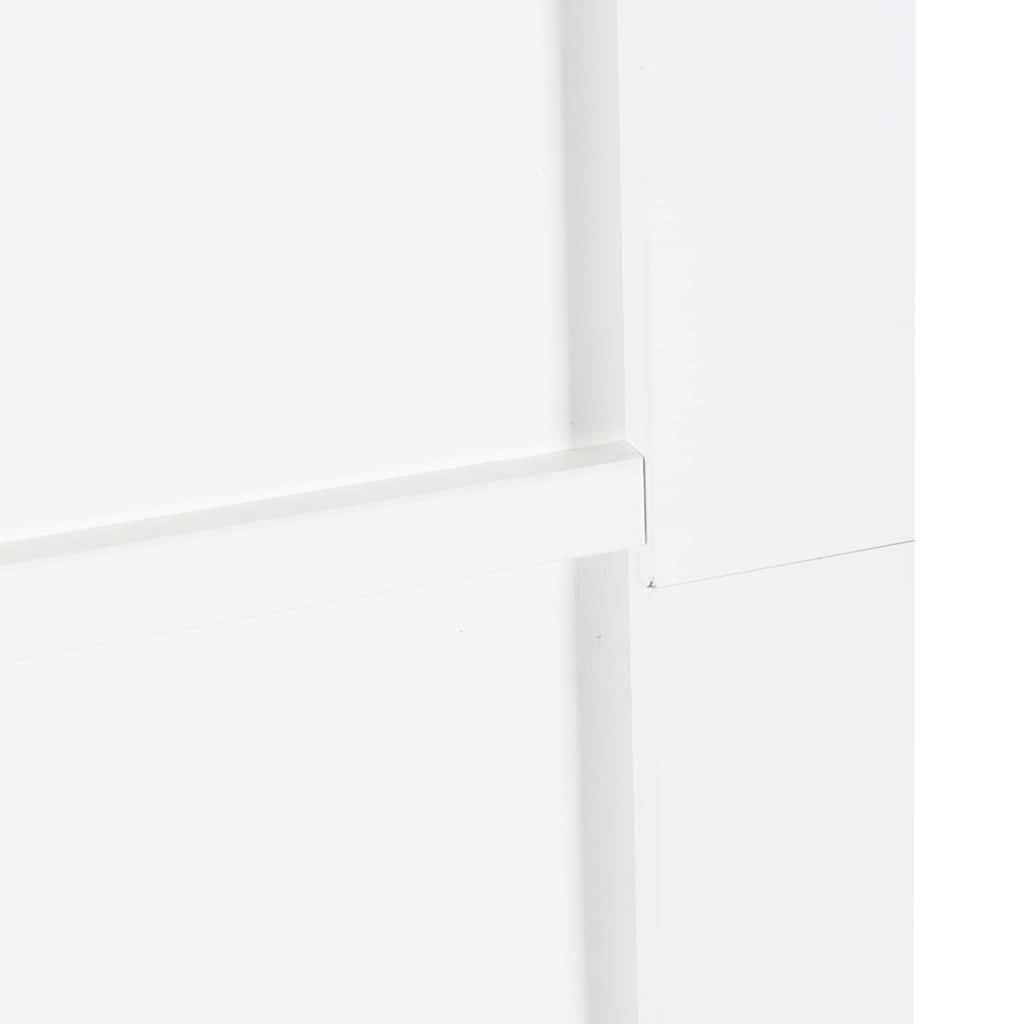 Schiebetür Weiß und Schwarz 83 x 202 cm