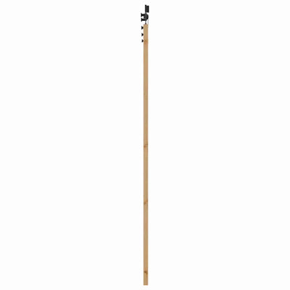 Schiebetür-Set Natur und Schwarz 83 x 211 cm