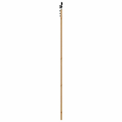 Schiebetür-Set Natur und Schwarz 83 x 232 cm