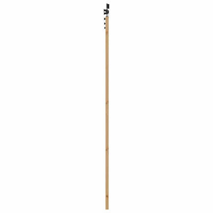 Schiebetür-Set Manuell Natur und Schwarz 78 x 232 cm
