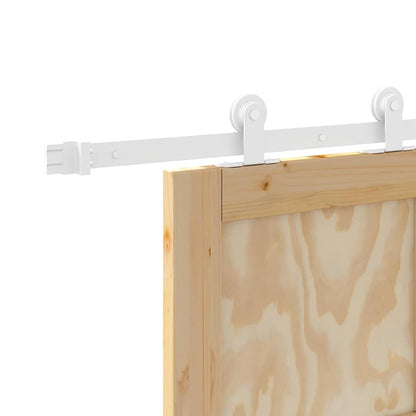 Schiebetür-Set ORKDAL Natur und Weiß 83 x 211 cm