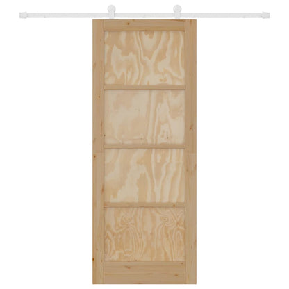 Schiebetür-Set ORKDAL Natur und Weiß 83 x 211 cm