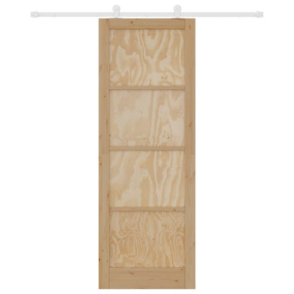 Schiebetür-Set ORKDAL Natur und Weiß 83 x 232 cm