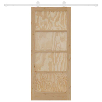 Schiebetür-Set ORKDAL Natur und Weiß 86 x 198,5 cm