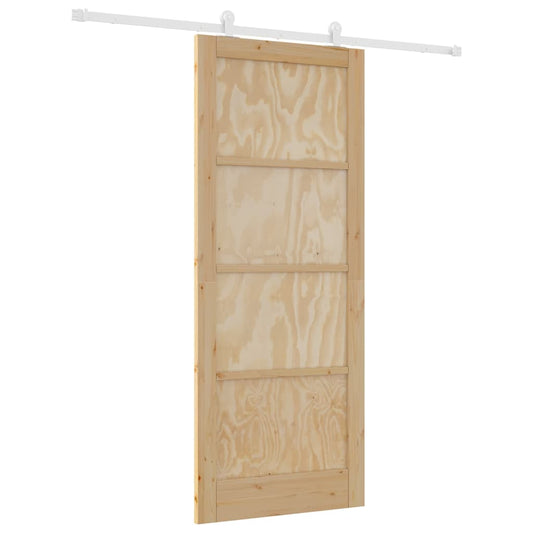 Schiebetür-Set ORKDAL Natur und Weiß 86 x 211 cm