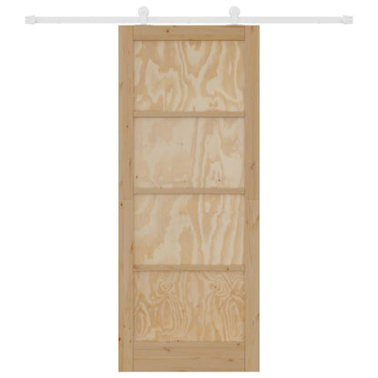 Schiebetür-Set ORKDAL Natur und Weiß 86 x 211 cm