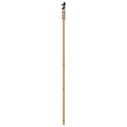 Schiebetür Natur und Schwarz 83 x 202 cm