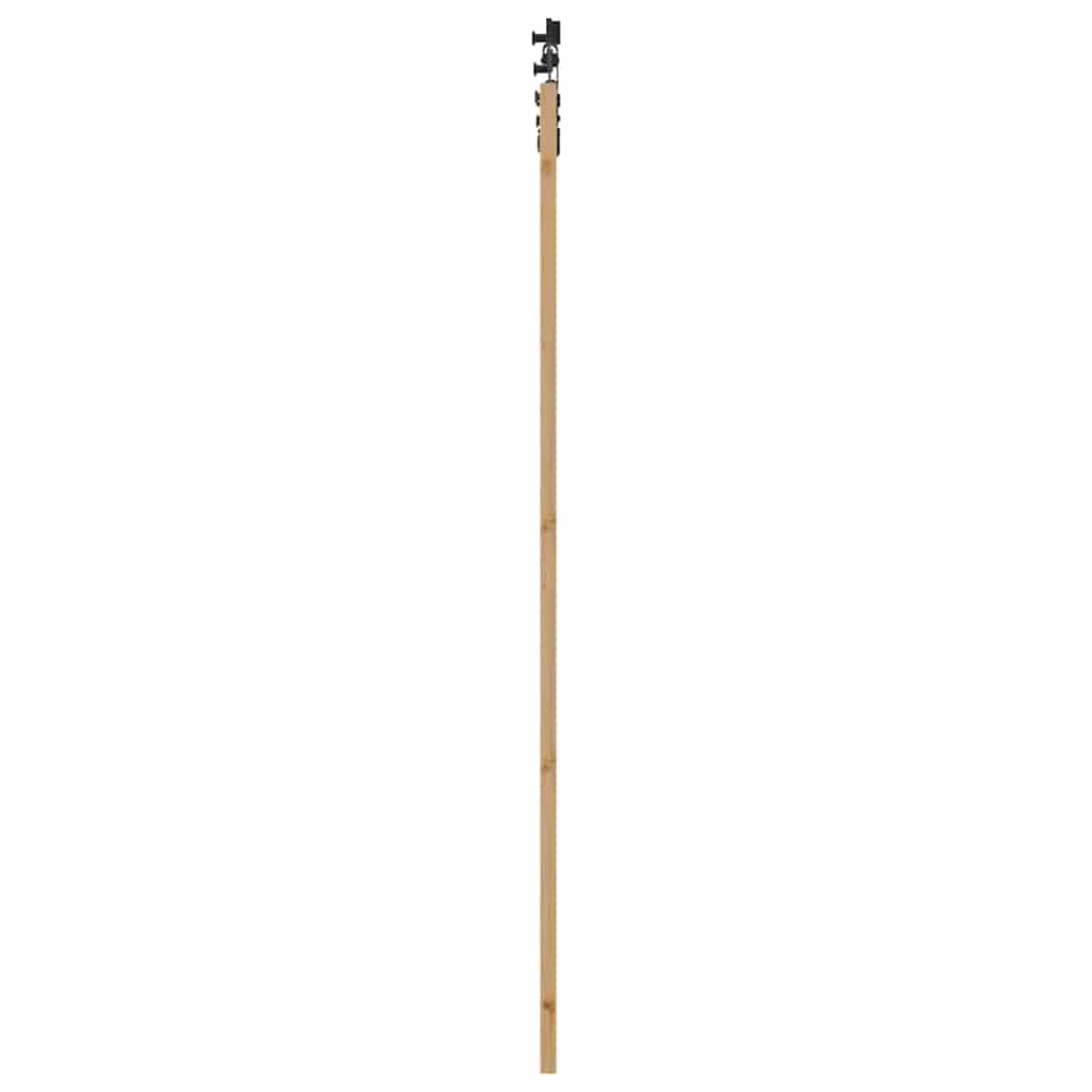 Schiebetür Natur und Schwarz 83 x 232 cm