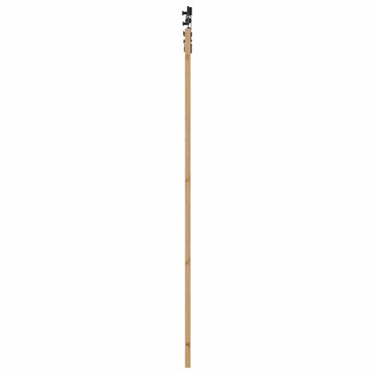 Schiebetür Natur und Schwarz 83 x 232 cm