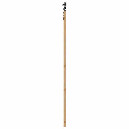 Schiebetür Natur und Schwarz 83 x 202 cm