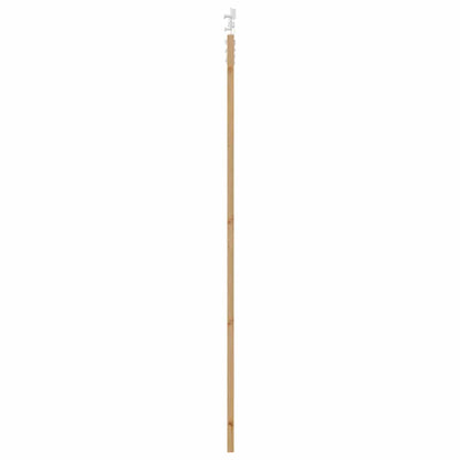 Schiebetür Weiß 83 x 232 cm Massives Kiefernholz und Stahl