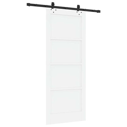 Schiebetür-Set Sonstiges ORKDAL Weiß und Schwarz 83 x 202 cm