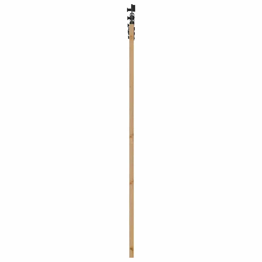 Schiebetür-Set Sonstiges ORKDAL Natur und Schwarz 86 x 198,5 cm