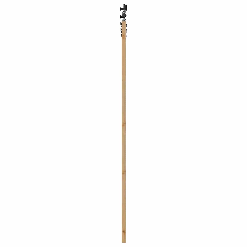 Schiebetür-Set Sonstiges ORKDAL Natur und Schwarz 86 x 211 cm