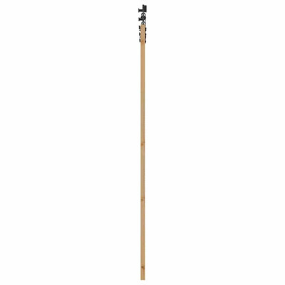 Schiebetür-Set Sonstiges ORKDAL Natur und Schwarz 86 x 211 cm
