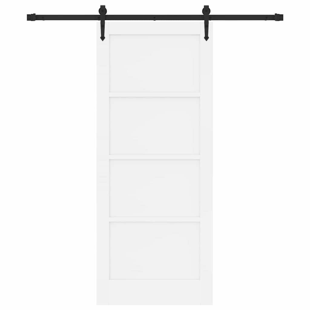 Schiebetür Sonstiges ORKDAL Weiß und Schwarz 83 x 202 cm