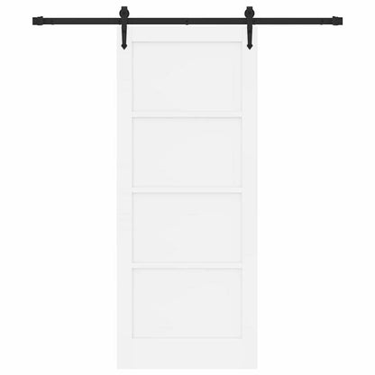 Schiebetür Sonstiges ORKDAL Weiß und Schwarz 83 x 202 cm