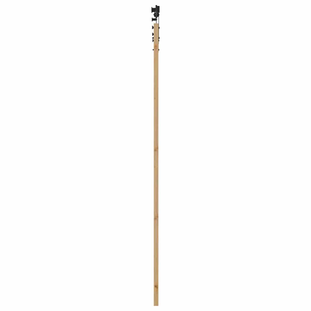 Schiebetür Sonstiges ORKDAL Natur und Schwarz 83 x 232 cm