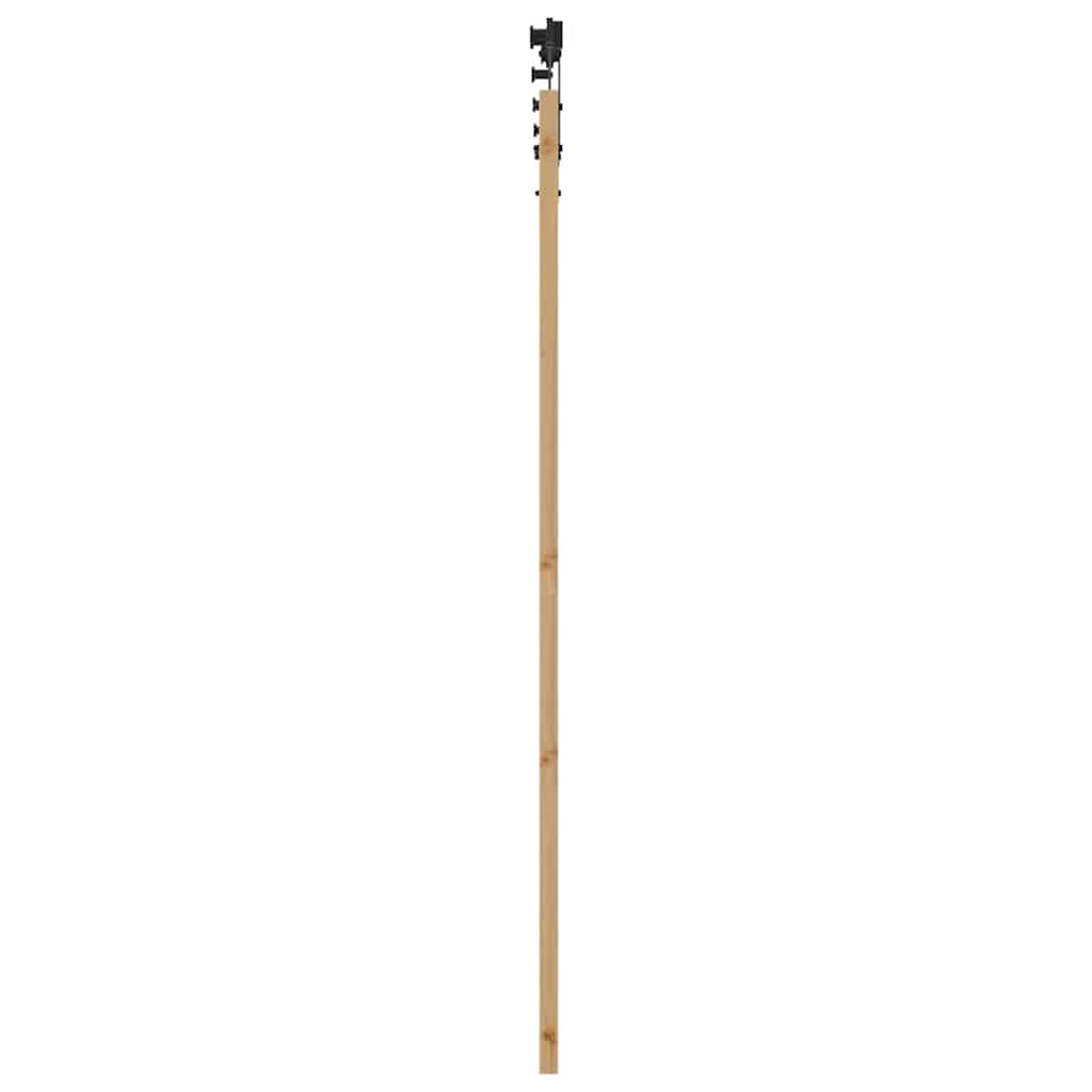 Schiebetür Sonstiges ORKDAL Natur und Schwarz 86 x 198,5 cm