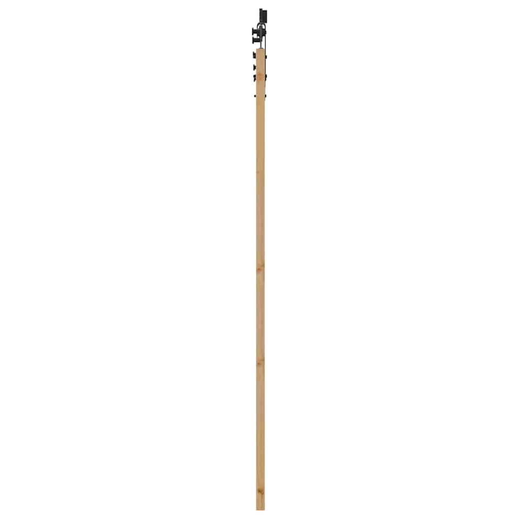 Schiebetür Sonstiges ORKDAL Natur und Schwarz 78 x 202 cm