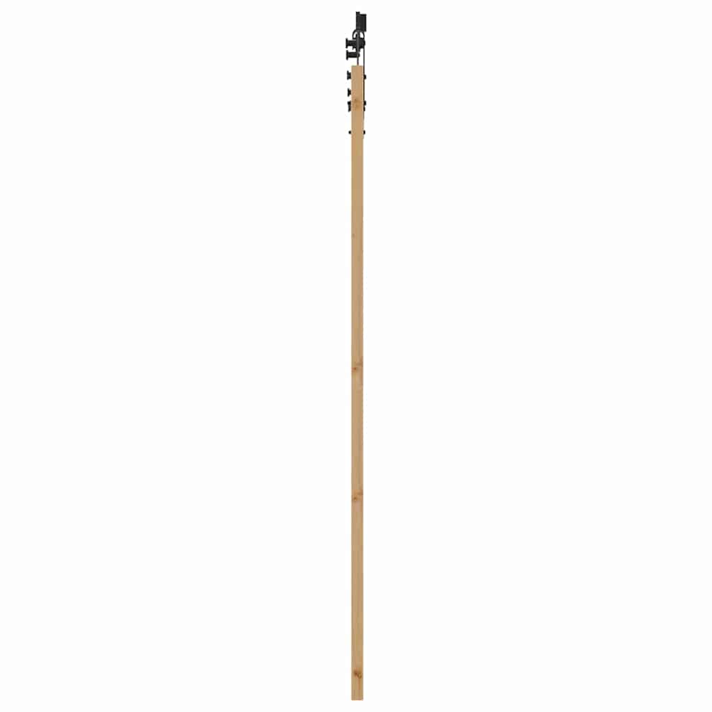 Schiebetür Sonstiges ORKDAL Natur und Schwarz 83 x 202 cm