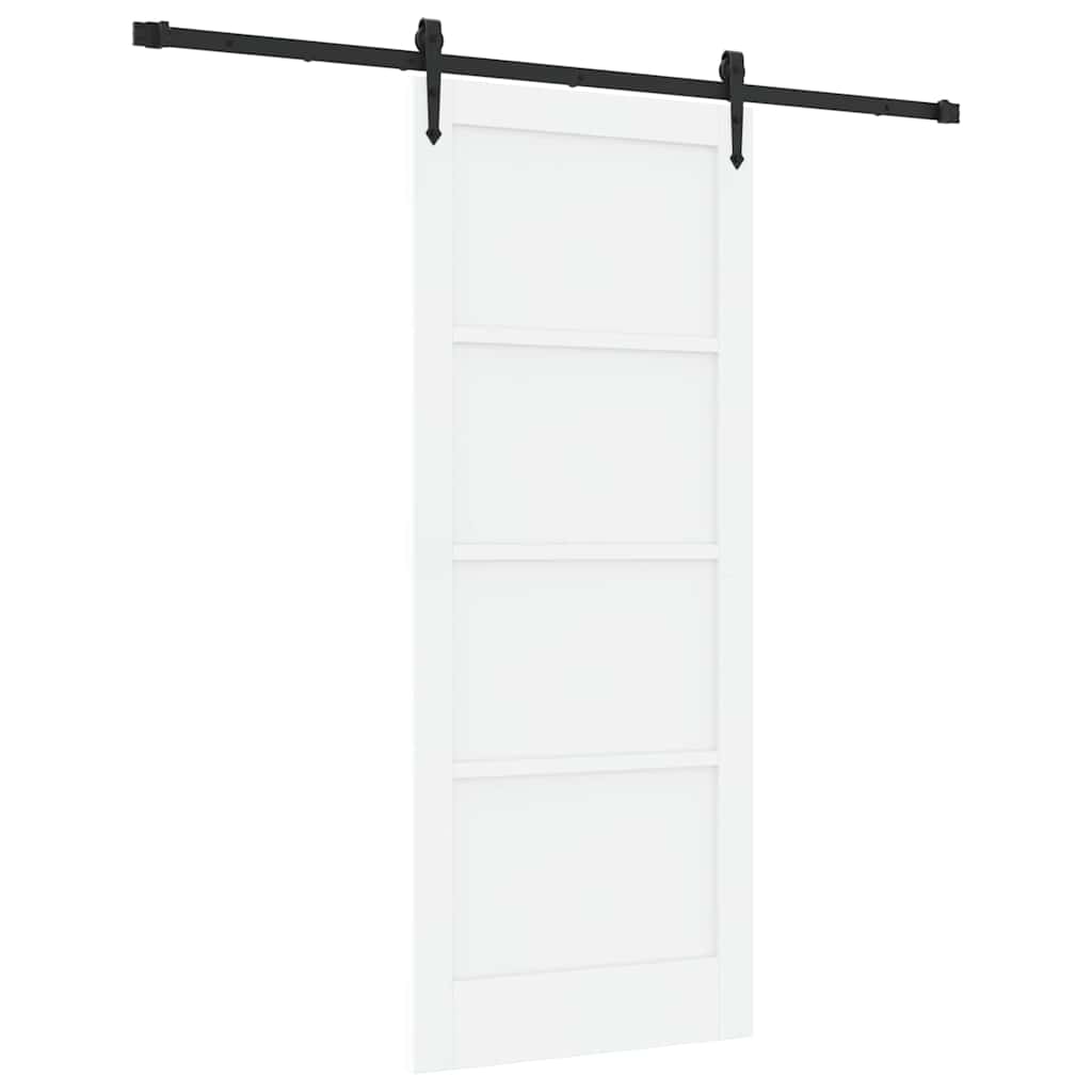 Schiebetür Sonstiges ORKDAL Weiß und Schwarz 83 x 202 cm