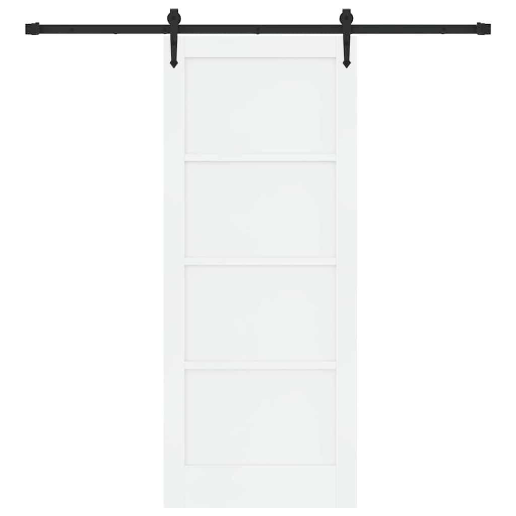 Schiebetür Sonstiges ORKDAL Weiß und Schwarz 83 x 202 cm