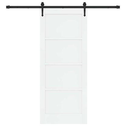 Schiebetür Sonstiges ORKDAL Weiß und Schwarz 83 x 202 cm