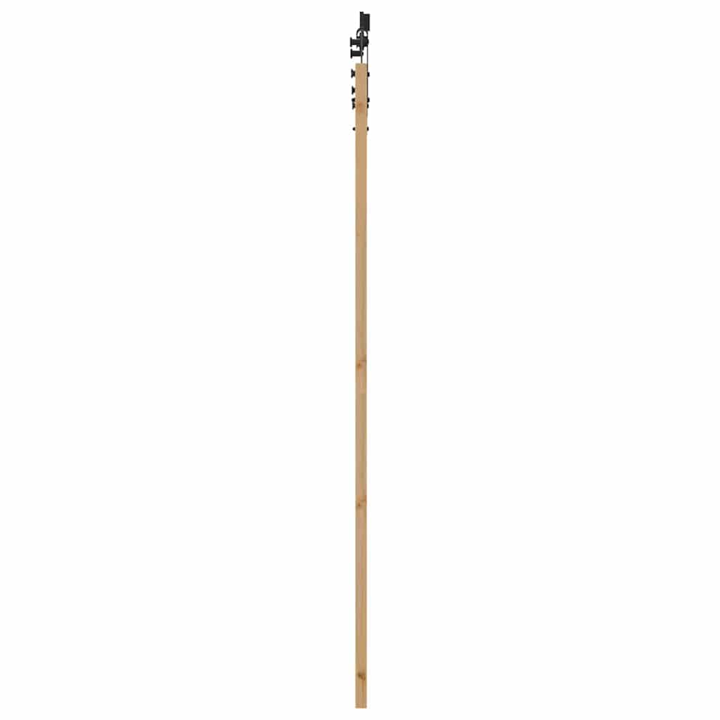 Schiebetür Sonstiges ORKDAL Natur und Schwarz 83 x 211 cm