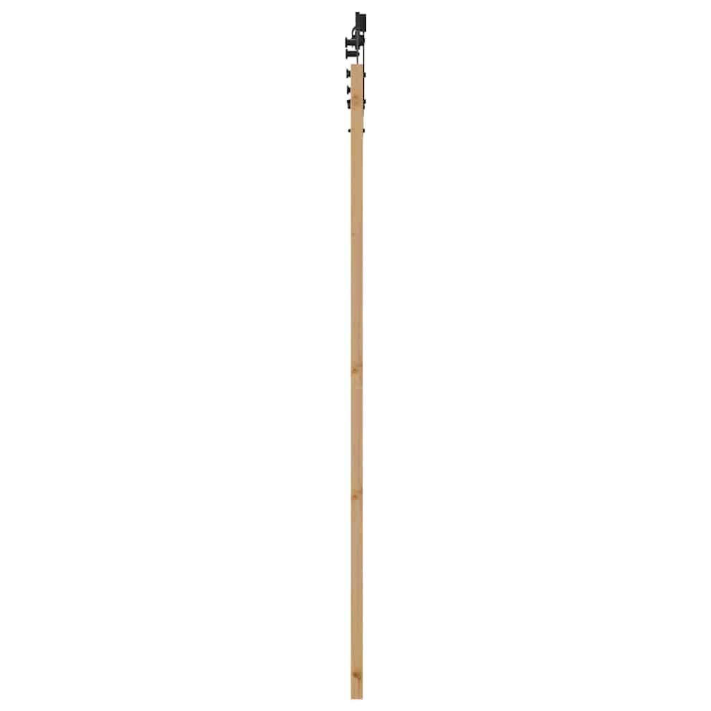 Schiebetür Sonstiges ORKDAL Natur und Schwarz 86 x 198,5 cm