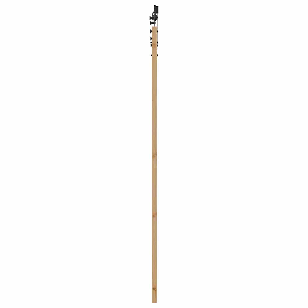 Schiebetür Sonstiges ORKDAL Natur und Schwarz 86 x 211 cm