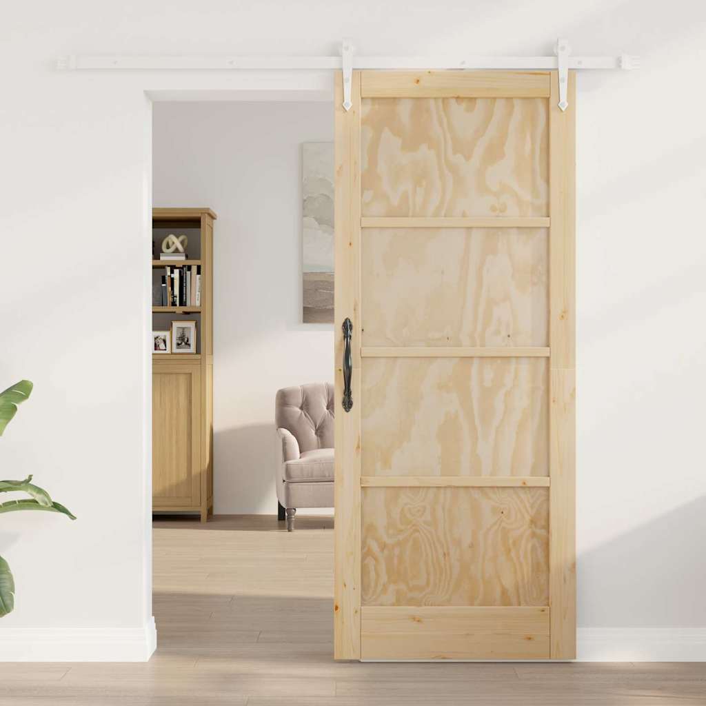 Schiebetür Sonstiges ORKDAL Natur und Weiß 83 x 202 cm