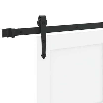Schiebetür ORKDAL Weiß 83 x 202 cm Massivholz Kiefer