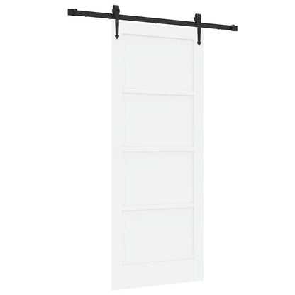 Schiebetür ORKDAL Weiß 83 x 202 cm Massivholz Kiefer