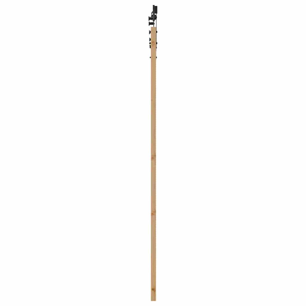 Schiebetür ORKDAL Braun 83 x 202 cm Massivholz Kiefer