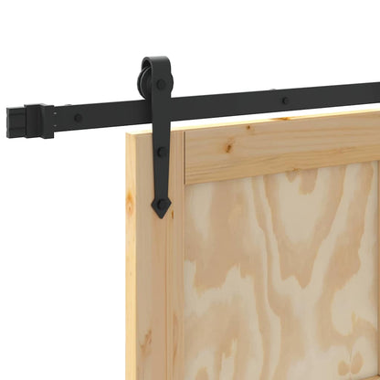 Schiebetür ORKDAL Braun 86 x 211 cm Massivholz Kiefer