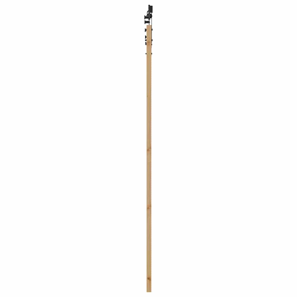 Schiebetür ORKDAL Braun 86 x 211 cm Massivholz Kiefer