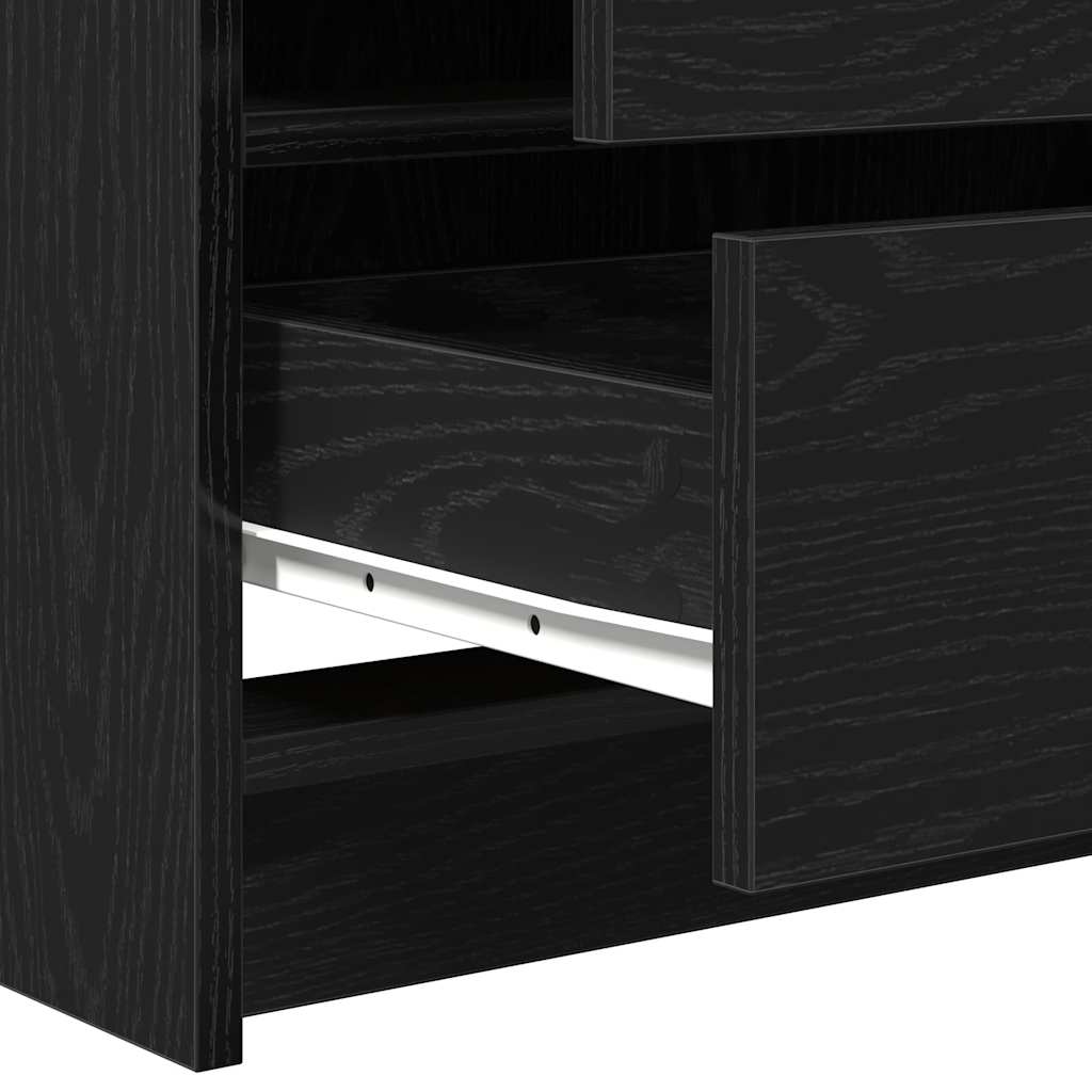 Schminktisch Schwarze Eiche 78,5 x 41 x 135 cm Holzwerkstoff