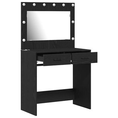 Schminktisch Schwarze Eiche 78,5 x 41 x 135 cm Holzwerkstoff