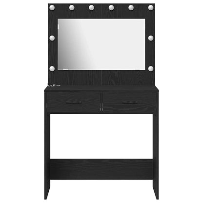Schminktisch Schwarze Eiche 78,5 x 41 x 135 cm Holzwerkstoff