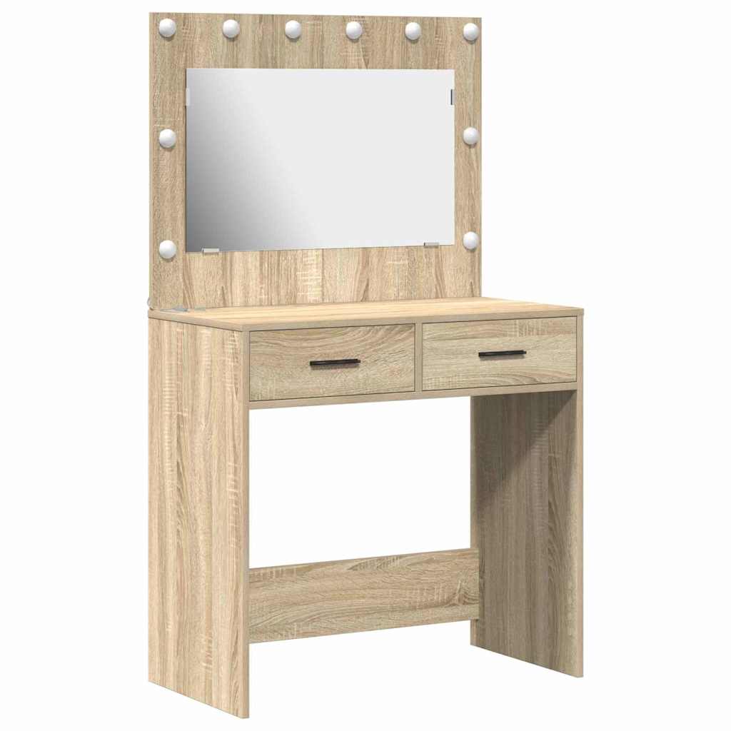 Schminktisch Sonoma Eiche 78,5 x 41 x 135 cm Holzwerkstoff