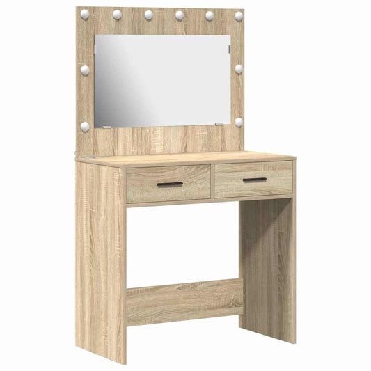 Schminktisch Sonoma Eiche 78,5 x 41 x 135 cm Holzwerkstoff