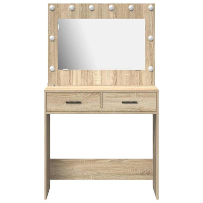 Schminktisch Sonoma-Eiche 78,5 x 41 x 135 cm Holzwerkstoff