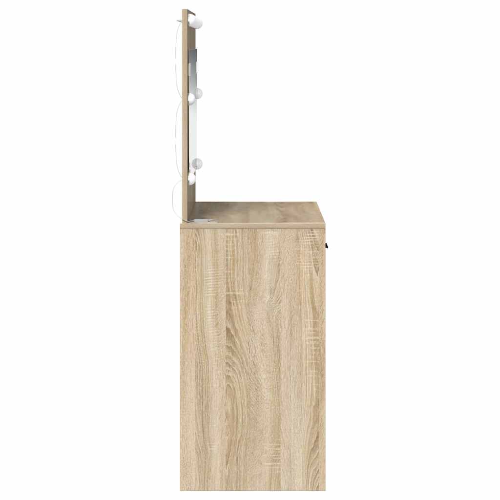 Schminktisch Sonoma-Eiche 78,5 x 41 x 135 cm Holzwerkstoff
